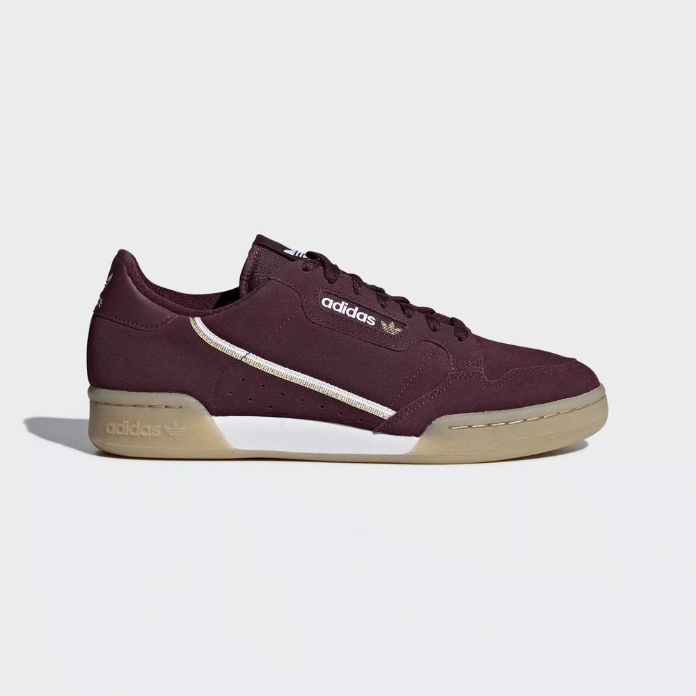 Adidas Continental 80 Tenis Rojos Para Hombre (MX-67661)